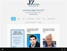 Tablet Screenshot of justinziegler.net